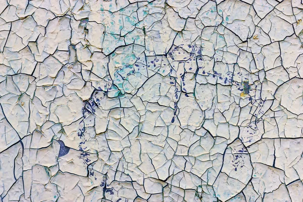 Eski çatlak boya dokusu. Yanmış boya. Yüzey yıpranmış..