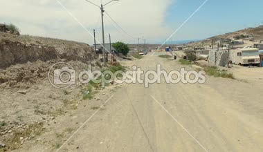 uçak Meksika City üzerinden 4 k havadan görünümü.
