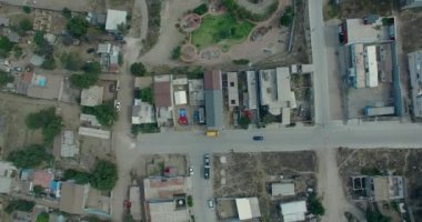 uçak Meksika City üzerinden 4 k havadan görünümü.