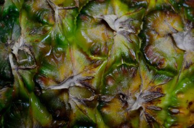 Bir ananasın doku duvar kâğıdı - kapat