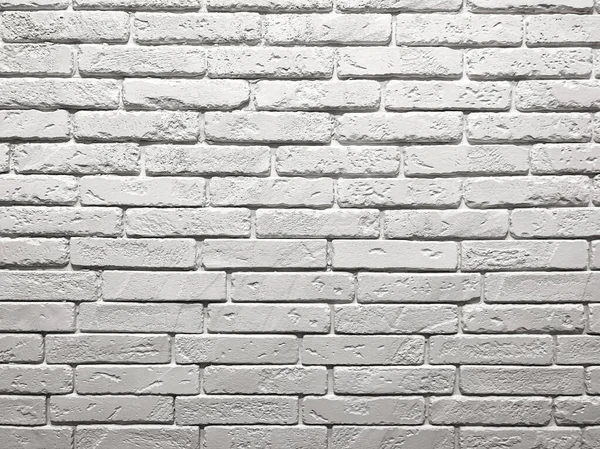 Backstein Hintergrund Weiße Textur Wand — Stockfoto