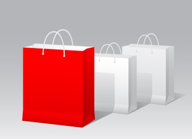 Promosyon kağıt çanta kavramsal sembol