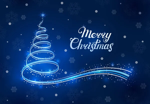Noel arkaplanı soyut parlayan Noel ağacı. Vektör illüstrasyonu.