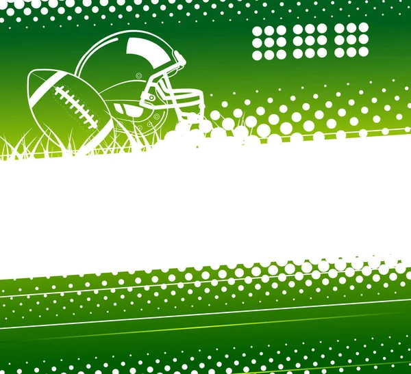 Football Américain Contexte Sportif Abstrait Illustration Vectorielle — Image vectorielle