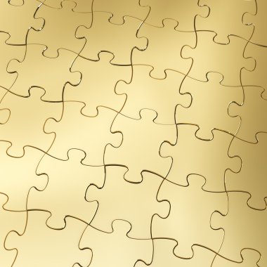 Altın parçalı bulmaca arka plan