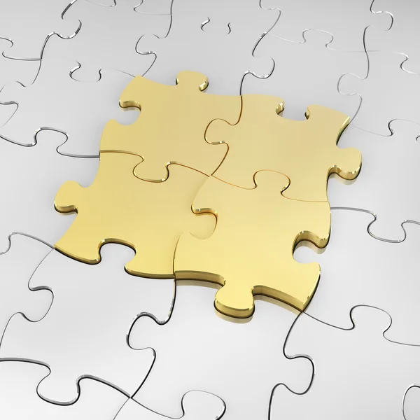 Jigsaw Puzzle Background — Stock Photo, Image