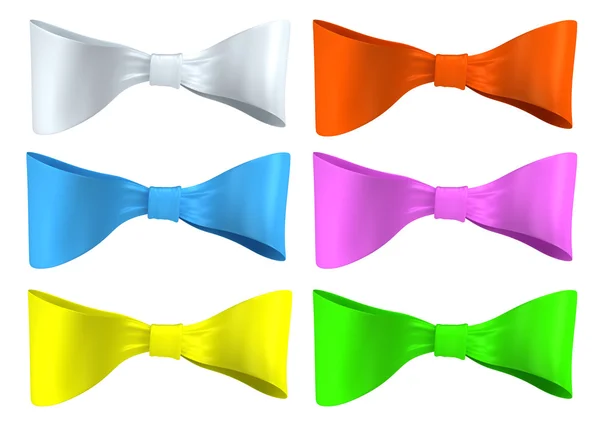 Set multi-colored bows — Stock Photo, Image