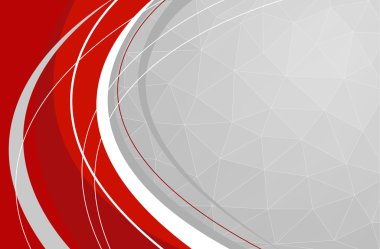 Dalgalı çizgiler ve geometrik arka plan