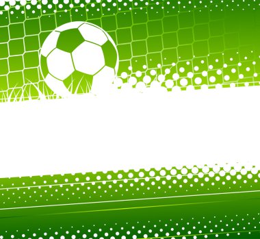 Abstract soccer background clipart