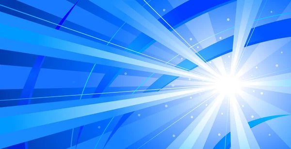 arka plan. Mavi zemin üzerine ışık ışınları