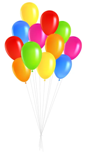 Bir sürü renkli balonlar