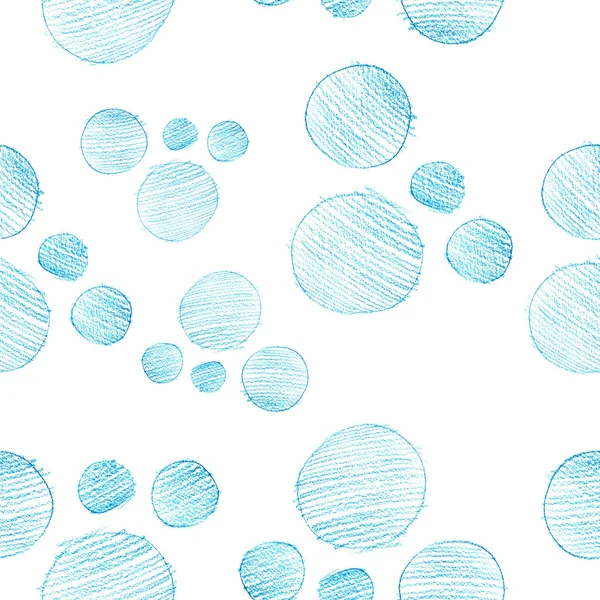 Seamless mönster med färgpennor scribble — Stockfoto