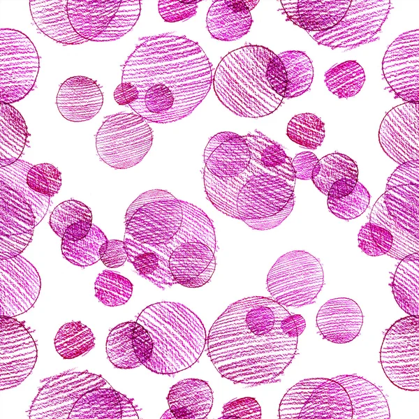 Seamless mönster med färgpennor scribble — Stockfoto