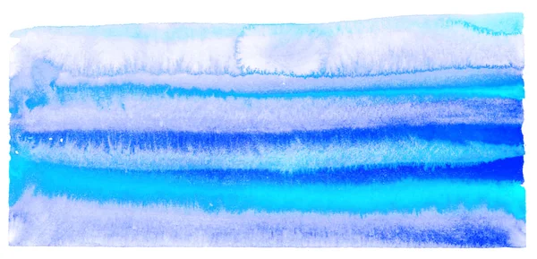 Blue striped watercolor background — Stock Photo, Image
