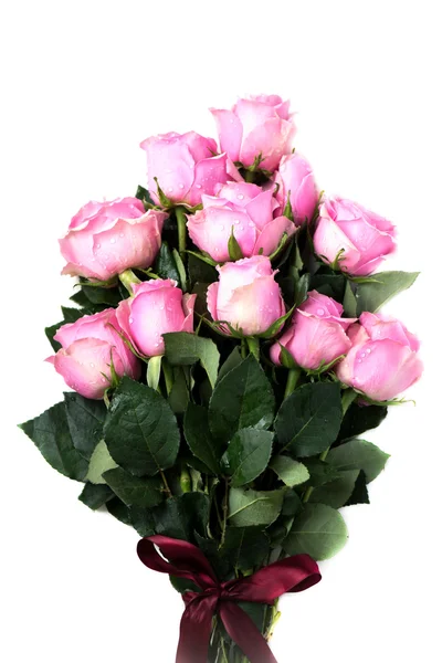 美しいピンクのバラの花束 — ストック写真