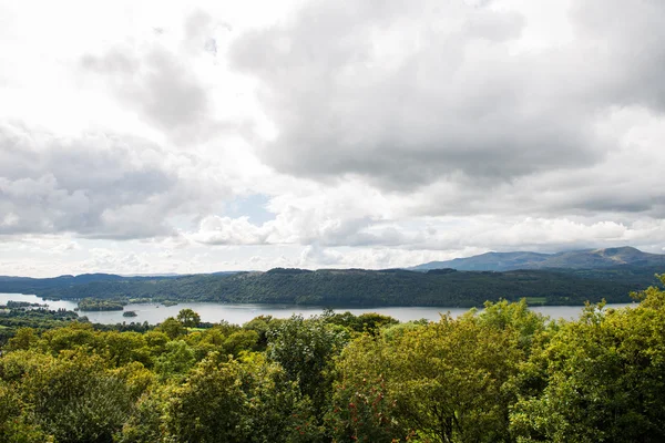Є повітряні подання Віндермір озера з голови Orrest — стокове фото