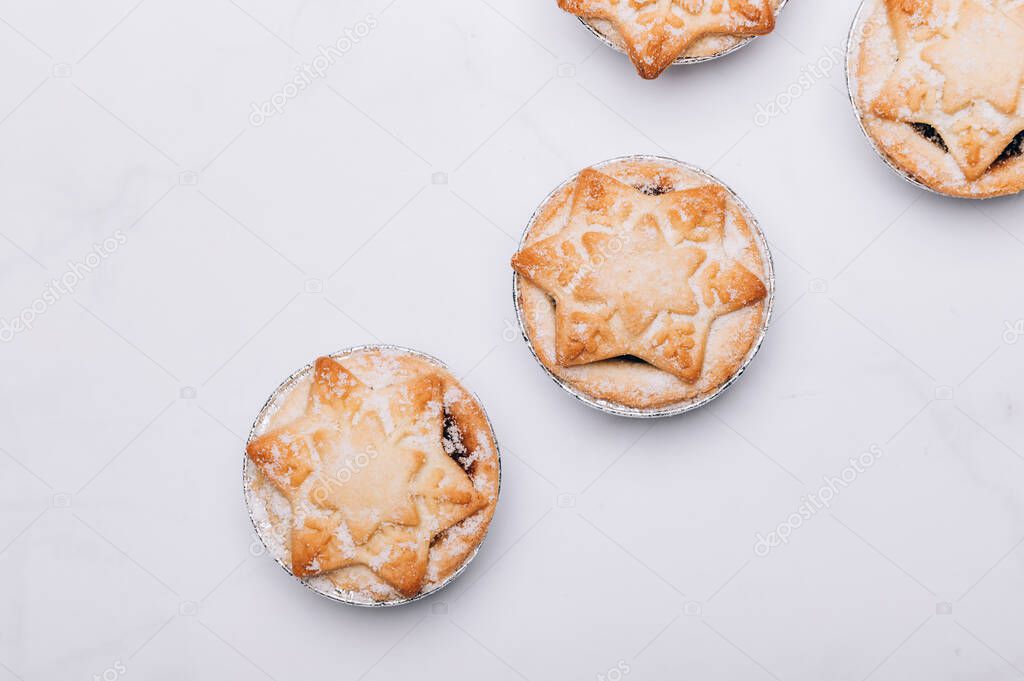 Mince pies, traditional christmas food