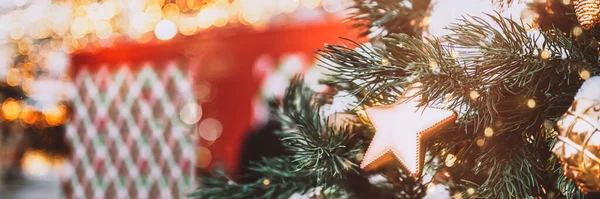 Kerstmis en Nieuwjaarskaart — Stockfoto