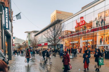 Manchester şehir merkezi, İngiltere