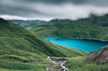 Kuzey Galler 'deki Snowdonia Ulusal Parkı' nın güzel manzarası.