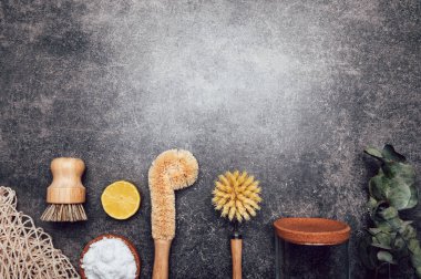 Bambu Mutfak Fırça Seti 4