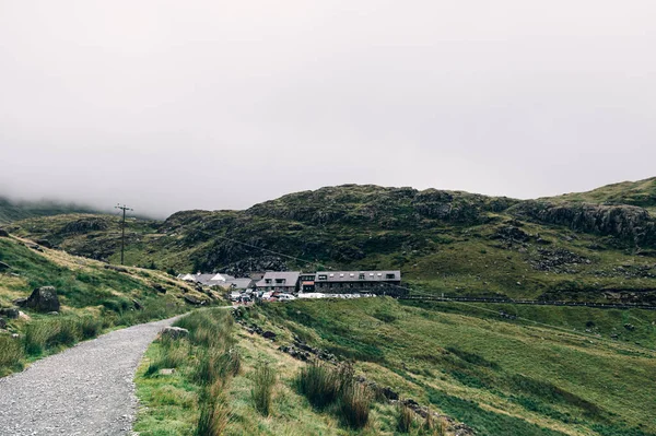 Όμορφο τοπίο πανόραμα του Εθνικού Πάρκου Snowdonia στη Βόρεια Ουαλία, Ηνωμένο Βασίλειο — Φωτογραφία Αρχείου