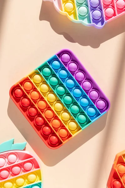 Arco iris pop it burbuja sensorial Fidget juguetes Arco iris pop it burbuja sensorial Fidget juguetes