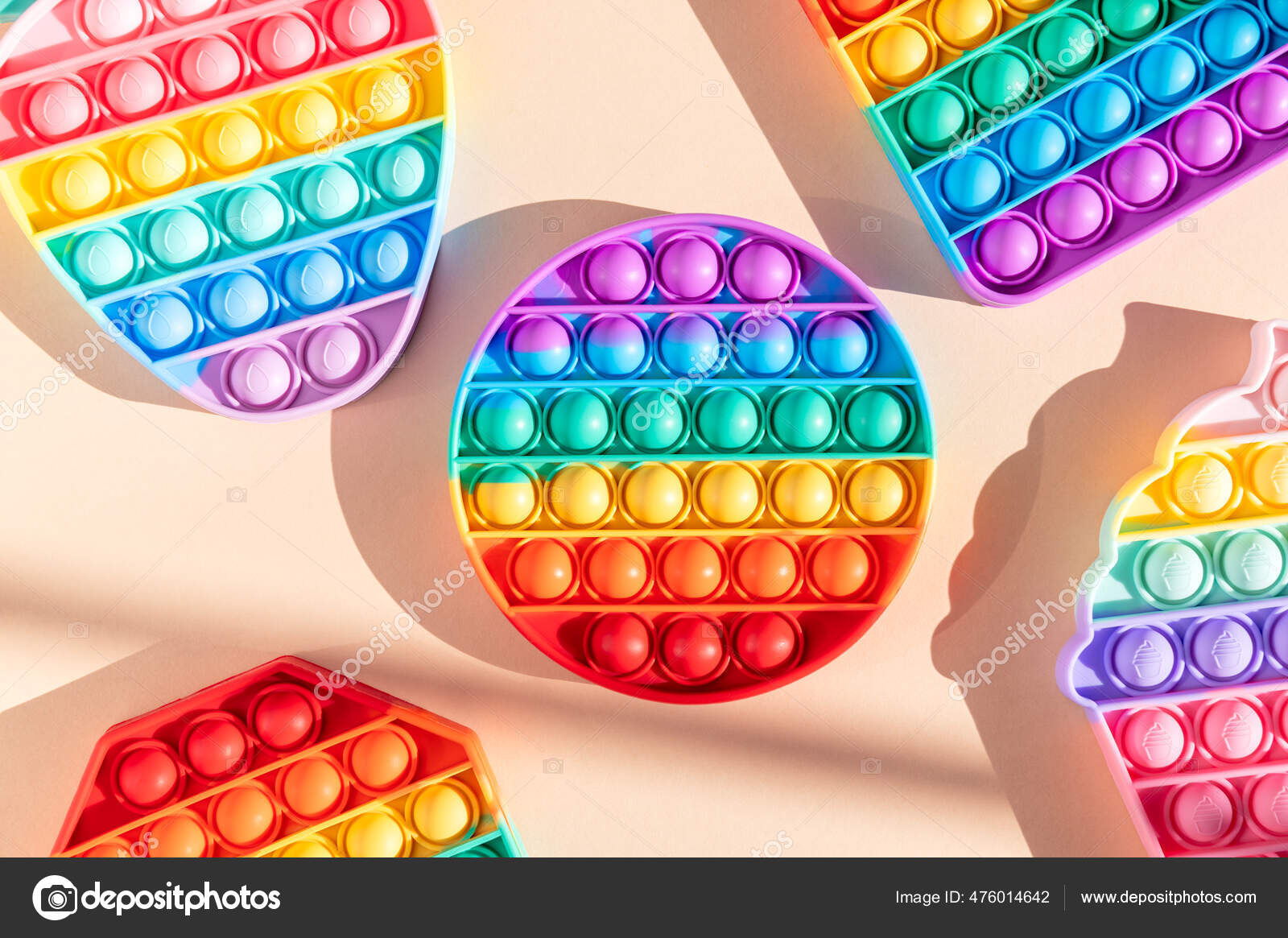 Arco iris pop it burbuja sensorial fidget juguete Arco iris pop it burbuja sensorial fidget juguete