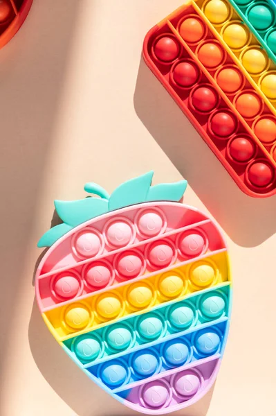 Arco iris pop it burbuja sensorial Fidget juguetes Arco iris pop it burbuja sensorial Fidget juguetes