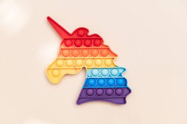 Gökkuşağı Patlat Köpük Duyusal Fidget Oyuncağı
