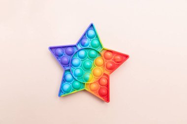 Gökkuşağı Patlat Köpük Duyusal Fidget Oyuncağı