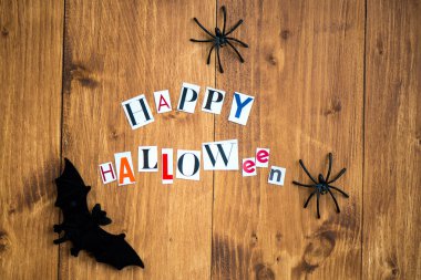 Mutlu Cadılar Bayramı mektuplar dergi, yarasalar ve Bla kes şunu