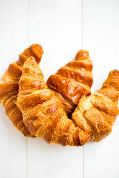 Friss croissant-t készen áll a reggeli — Stock Fotó