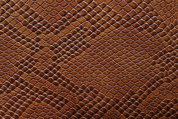 Texture marron peau de cuir — Photo