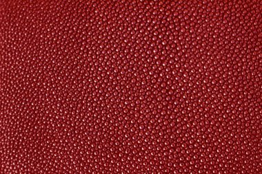 Kırmızı doku deri shagreen