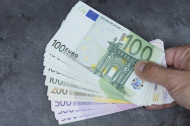 Birkaç Euro notlar