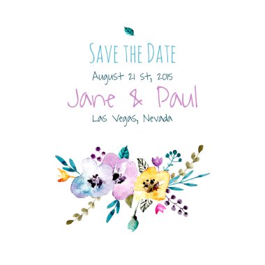 Suluboya flower'ın arka plan