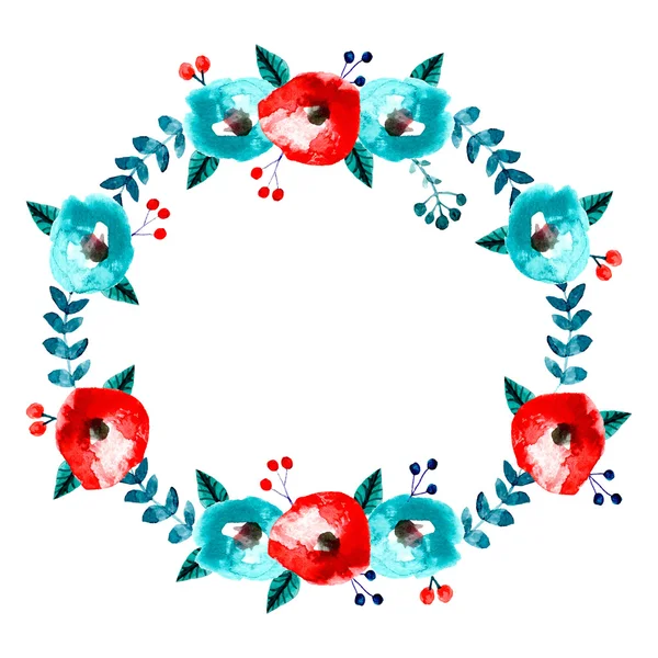 Hintergrund der Aquarellblume — Stockvektor