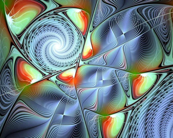 Abstract fractal ontwerp. — Stockfoto