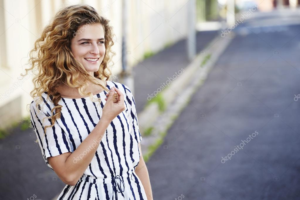 Happy young woman