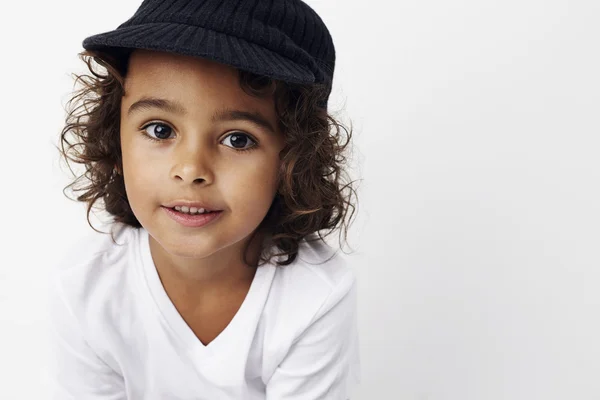 Fresco joven chico en sombrero —  Fotos de Stock