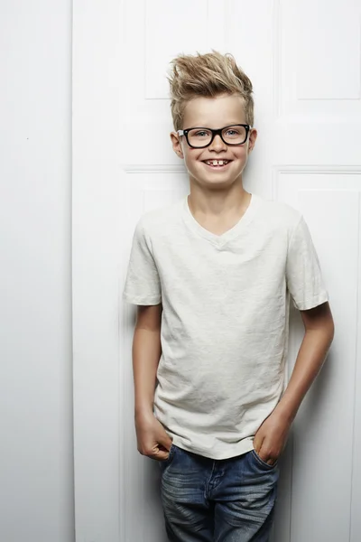 Spiky haired boy — Stock Photo, Image