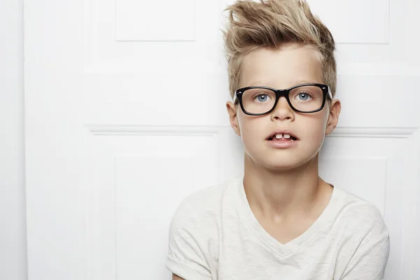 Spiky haired boy — Stock Photo, Image