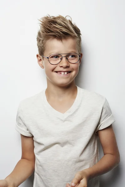 眼鏡の少年 — ストック写真