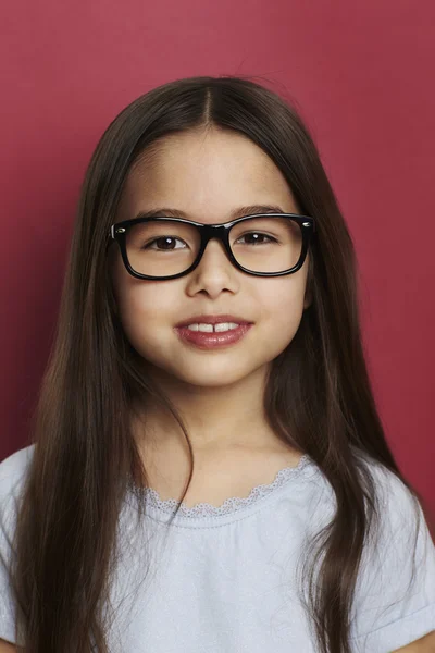 Jeune fille dans des lunettes — Photo