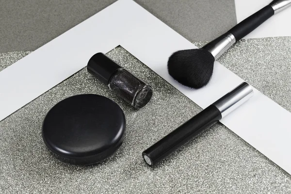 Monochrome products make up — Stock Photo, Image