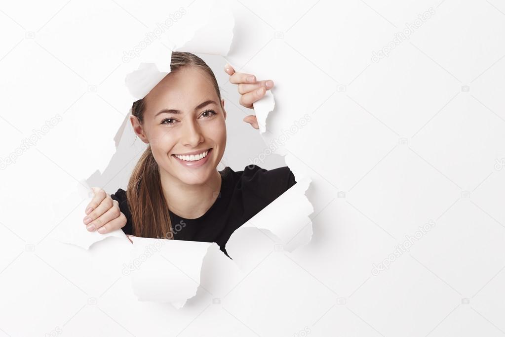 smiling young woman