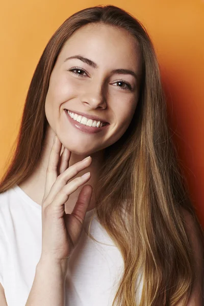 Gorgeous model smiling — Stock Photo, Image
