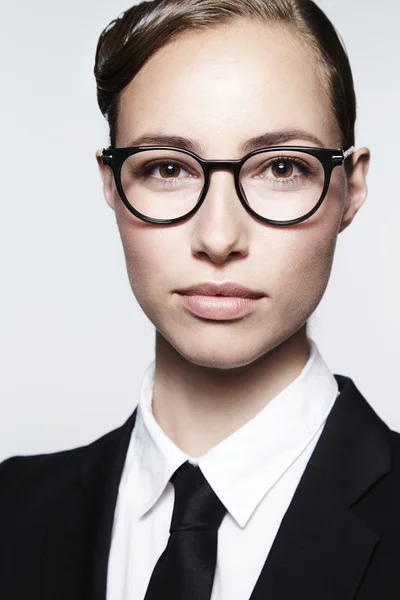 Beautiful businesswoman in spectacles — Stock Photo, Image