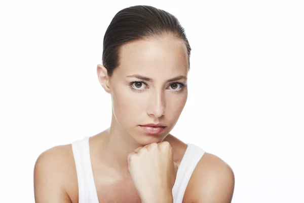 Jonge vrouw poseren — Stockfoto